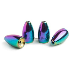 Peso de volteo de tungsteno de alta densidad 95W-Ni-Fe para pesca en el mar 