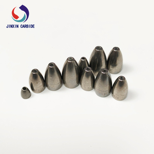 Plomo de pesca con forma de bala de peso volteador de tungsteno
